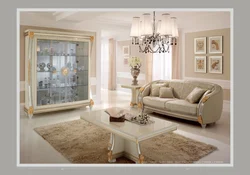 Living room design ivory