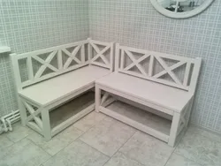 Benches in the kitchen photo