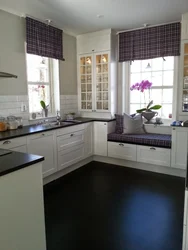 Types of kitchen design with window