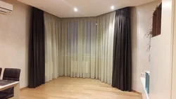 Wenge Curtains For The Living Room Photo