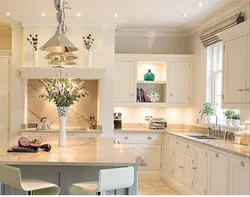 Cream style kitchens photo