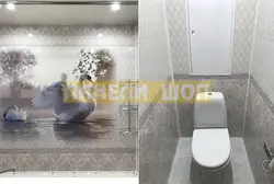 Bathroom design with plastic panels
