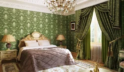 Bedroom Interior With Monograms