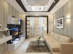 Photo Of Living Rooms In A Rectangular House