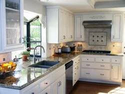 Kitchen Design By The Window With A Sink In The Apartment