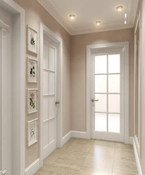 Дизайн квартиры с белым полом и белыми дверями