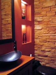 Bathroom design with artificial stone