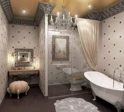 Baroque bathroom design