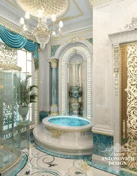 Baroque bathroom design