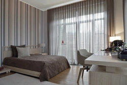 Photo of curtains for the bedroom in a modern style, new items