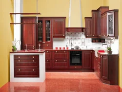 Kitchen design mahogany