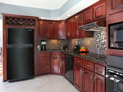 Kitchen design mahogany