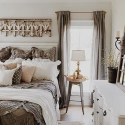Country bedroom design