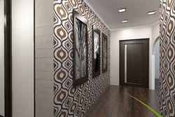 Wallpaper Design In A Dark Hallway