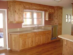Kitchen Furniture Made Of Pine Photo