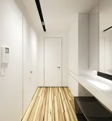 Современный интерьер коридора маленькой квартиры