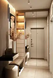 Modern interior corridor of a small apartment