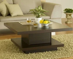 Coffee Table In The Living Room Interior
