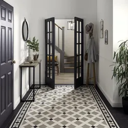 Kitchen and hallway floor design