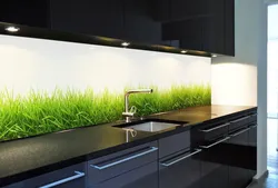 Kitchen design with glass throughout