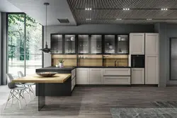 Kitchen design with glass throughout