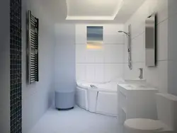 Ваннаға арналған дәретхана дизайнындағы төбелер