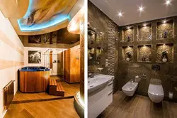 Ceilings in bath toilet design