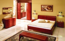 Bedroom interior furniture cherry