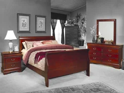 Bedroom interior furniture cherry