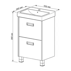 Bath Sinks Dimensions Photo