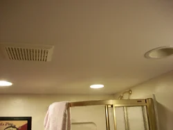 Bathroom Ceiling With Extractor Hood Photo