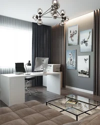 Дизайн одной квартиры кабинета