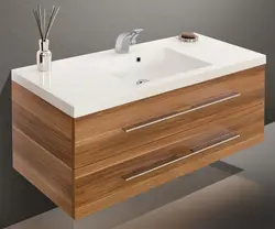 Hanging Cabinets In The Bathroom With A Sink Photo