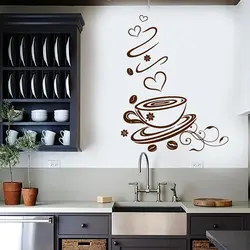 Decorative wall in the kitchen photo ideas