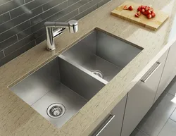 Mətbəx fotoşəkili üçün yeraltı lavabo