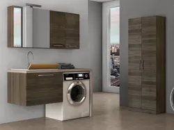 Bathroom Design With A Washing Cabinet