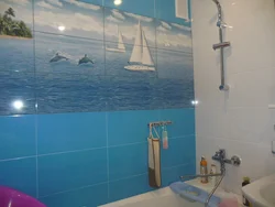 Плитка в ванную комнату фото морская