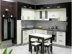 Corner Kitchens With Mezzanine Design