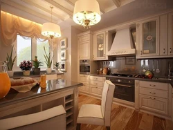 Beautiful cozy kitchen photos in the apartment