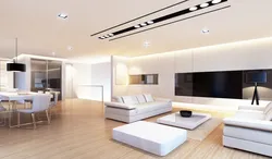 Design of ceiling and lighting in the apartment