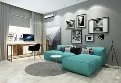 Photo living room design different styles