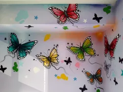 Bathroom butterflies photo