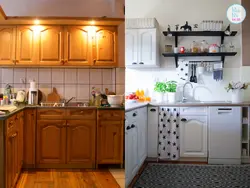 How to remodel kitchen facades with photos