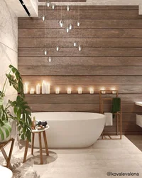 Bathroom Interior Design With Wood