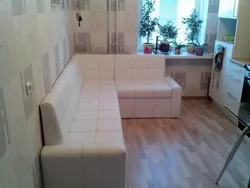 How to put a sofa in the kitchen photo