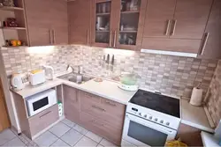 Real Kitchen Interior In A Panel House