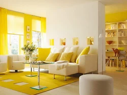 Желтые стены в квартире фото