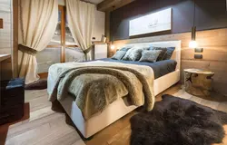 Спальня в стиле шале фото