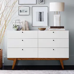 Chest of drawers photo design for a bedroom in a modern style