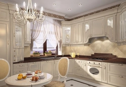 Classic Kitchen In The Interior Real Photos